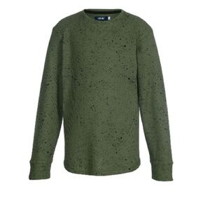 UNIVIBE Big Boys Rogen Thermal T-shirt green shirt